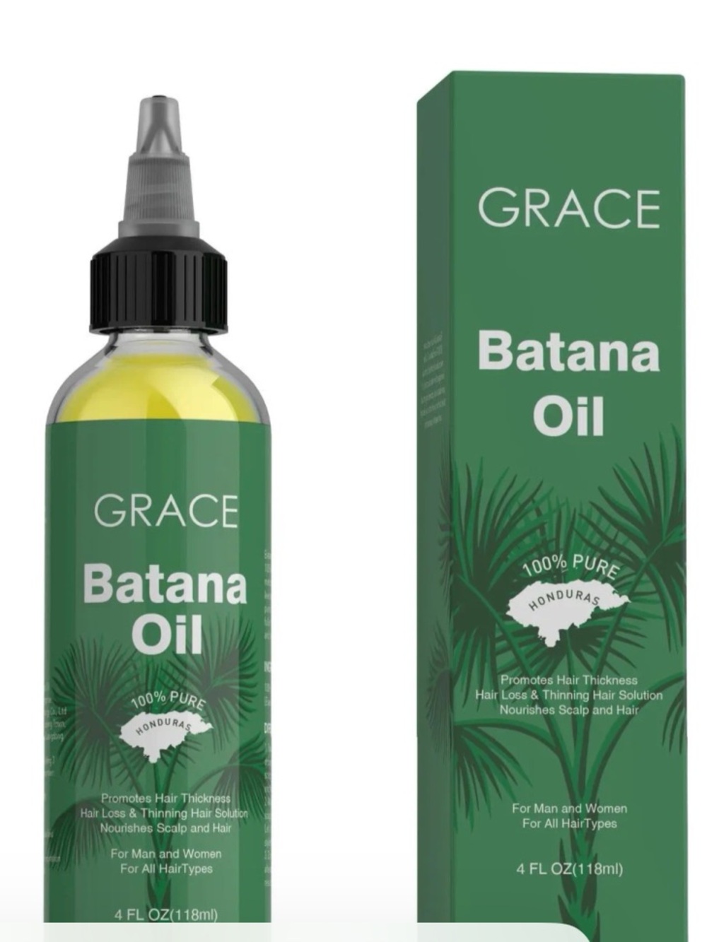 Grace Batana Oil For Hair thickness and shine